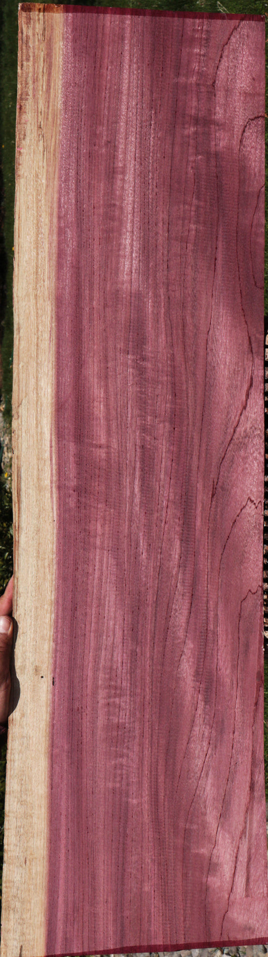 Figured Purpleheart Live Edge Lumber