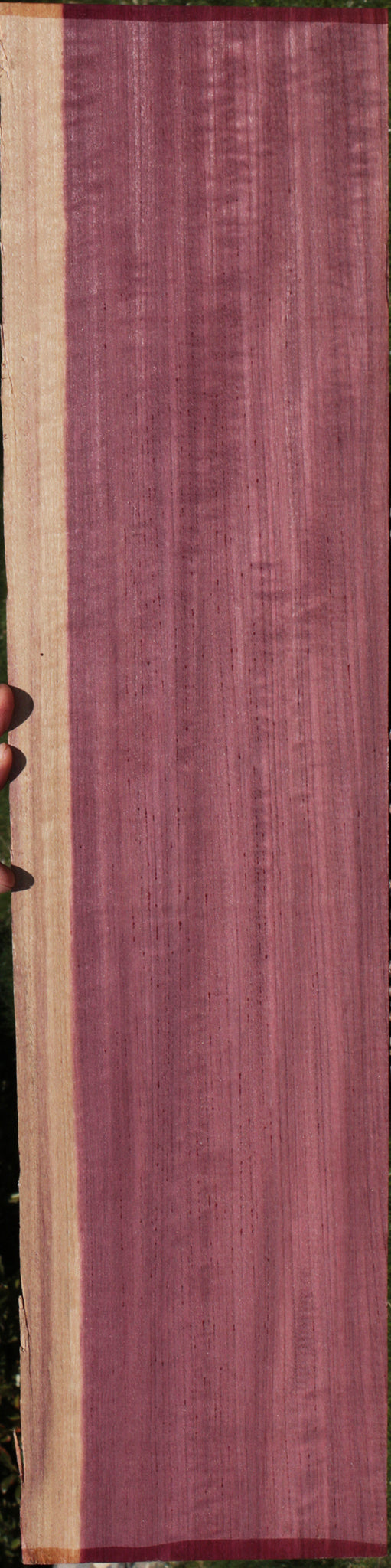 Figured Purpleheart Live Edge Lumber