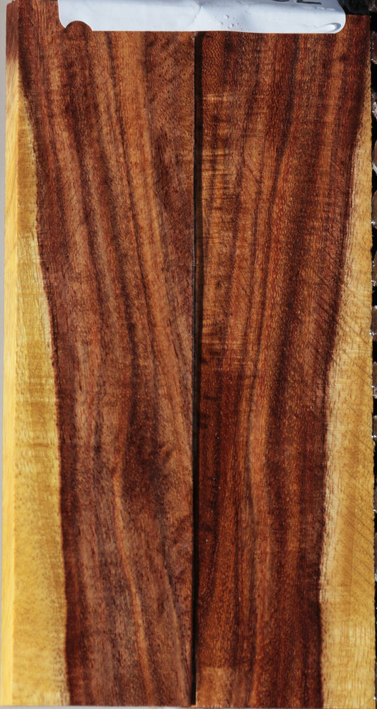 Extra Fancy East Indian Rosewood Bookmatched Knife Scales