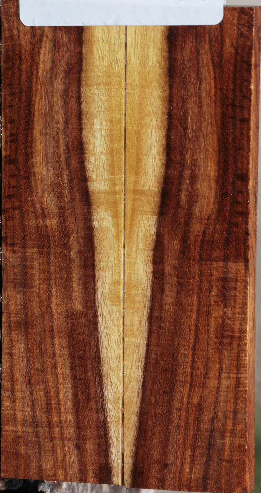 Extra Fancy East Indian Rosewood Bookmatched Knife Scales