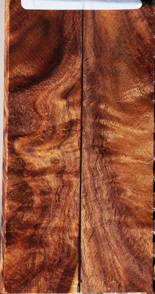 Extra Fancy East Indian Rosewood Bookmatched Knife Scales