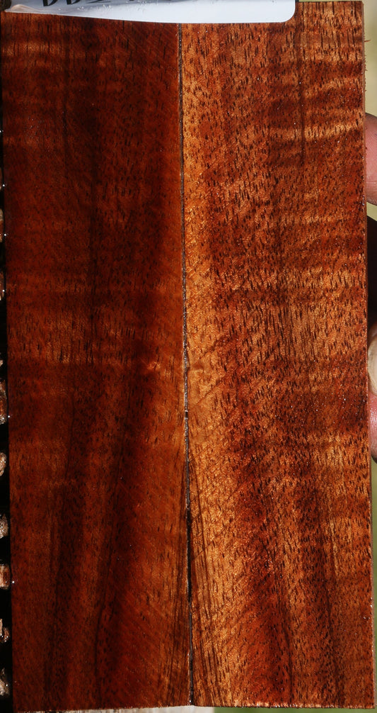 Figured Hawaiian Koa Bookmatched Knife Scales