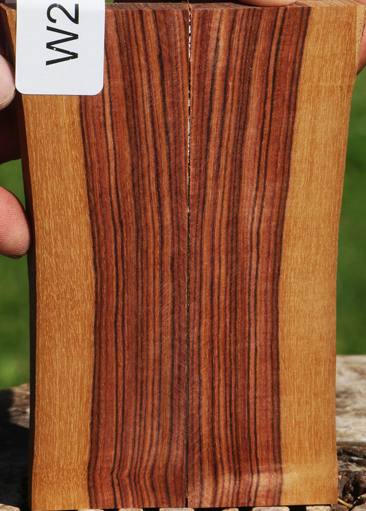 Kingwood Live Edge Bookmatched Knife Scales