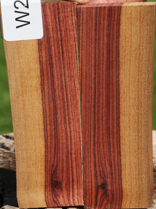 Kingwood Live Edge Bookmatched Knife Scales