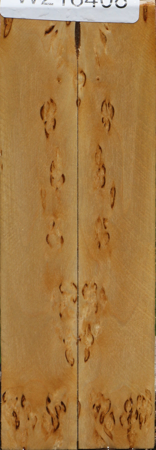 Figured Masur Birch Knife Scales