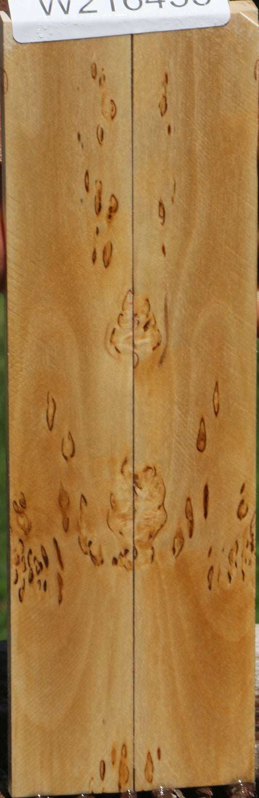 Figured Masur Birch Knife Scales