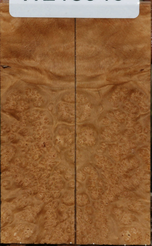 Figured Kanista Burl Knife Scales