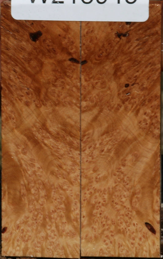 Figured Kanista Burl Knife Scales