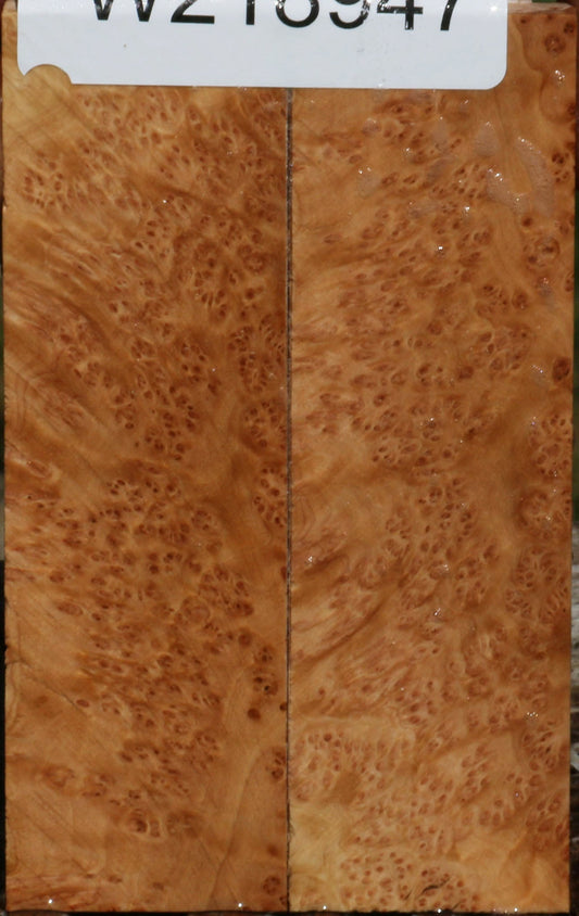 Figured Kanista Burl Knife Scales