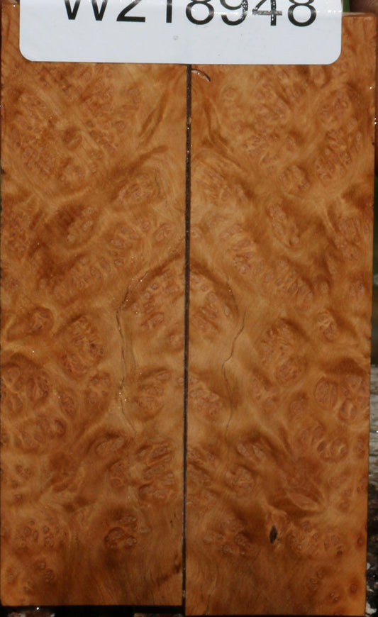 Figured Kanista Burl Knife Scales