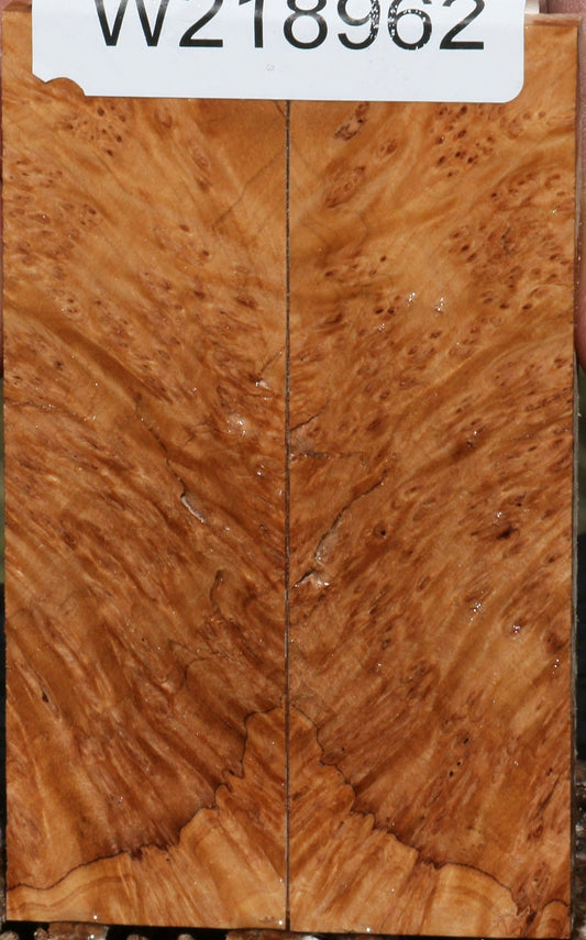 Figured Kanista Burl Knife Scales