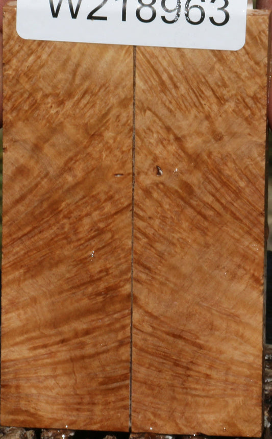 Figured Kanista Burl Knife Scales