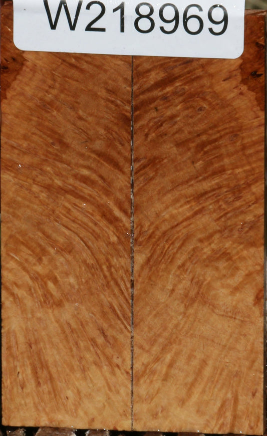 Figured Kanista Burl Knife Scales