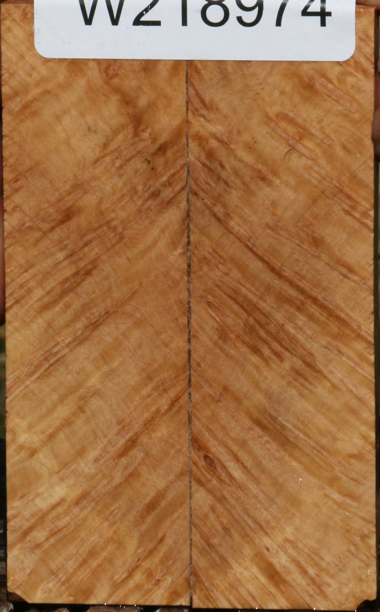 Figured Kanista Burl Knife Scales