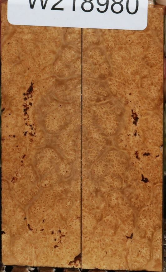 Figured Kanista Burl Knife Scales