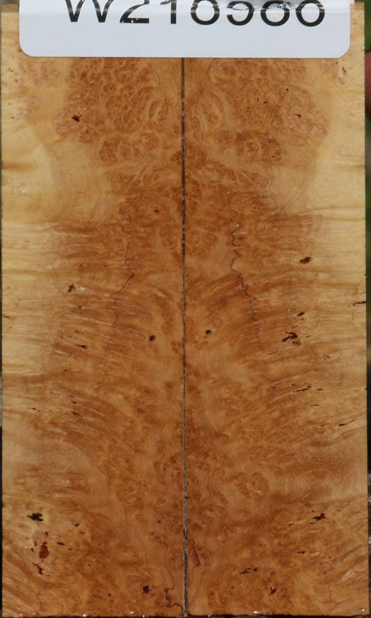 Figured Kanista Burl Knife Scales