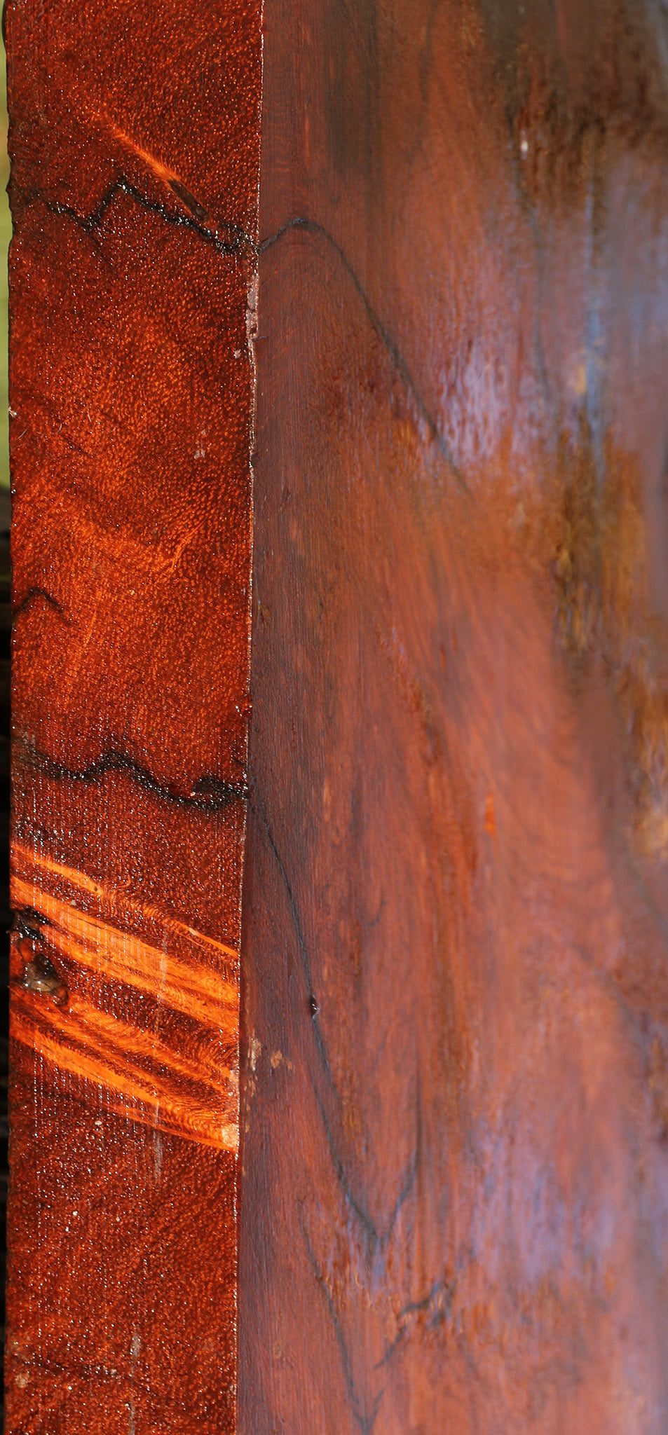 Figured Rustic Afzelia Live Edge Lumber