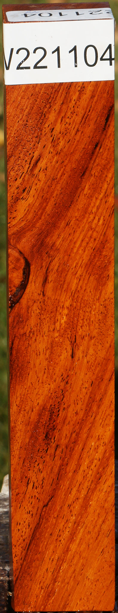 Figured Afzelia Turning Square