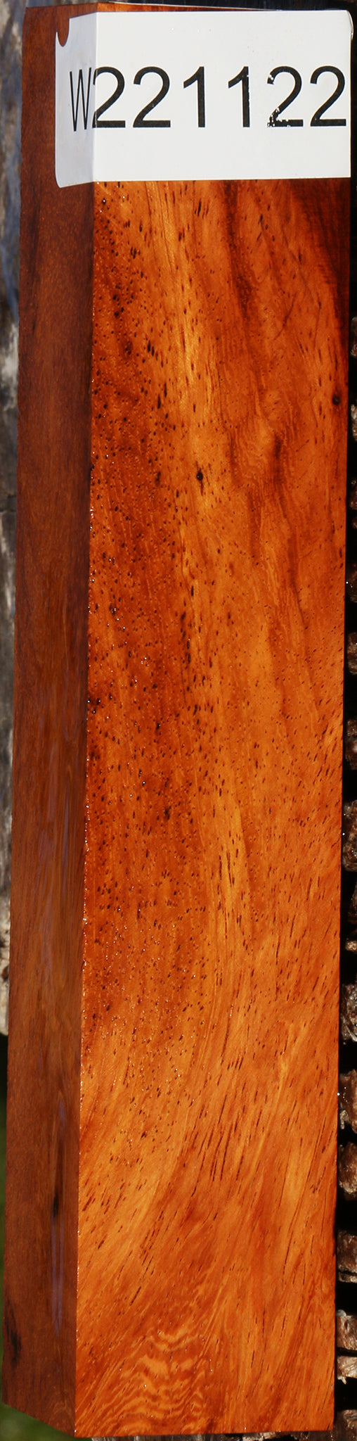 Figured Afzelia Turning Square