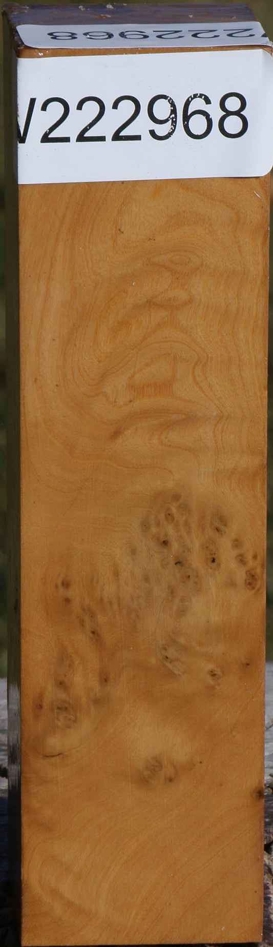 Figured Hopea Stone Turning Square