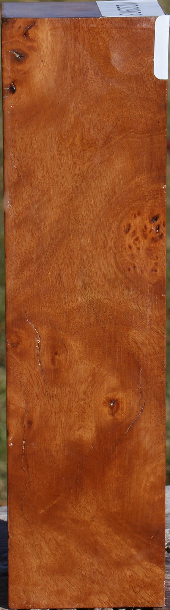 Figured Hopea Stone Turning Square