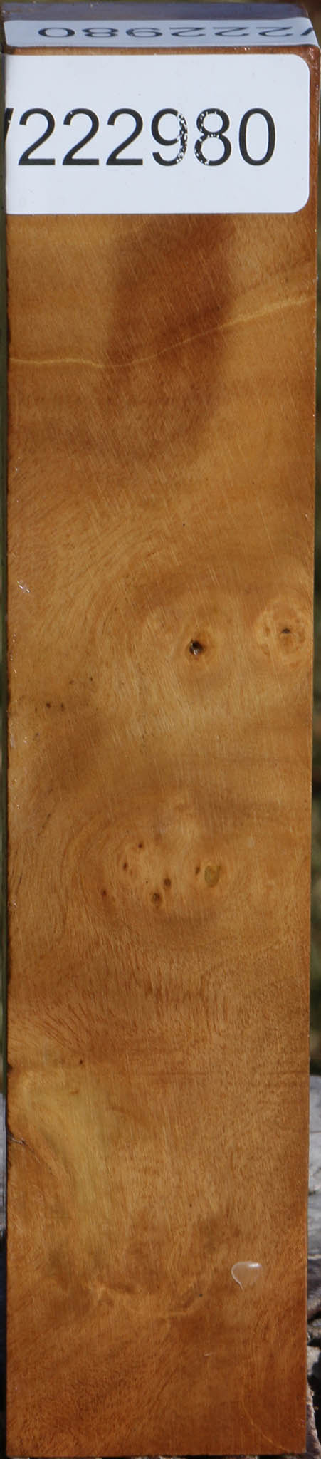 Figured Hopea Stone Turning Square