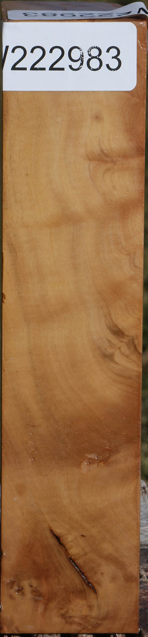 Figured Hopea Stone Turning Square