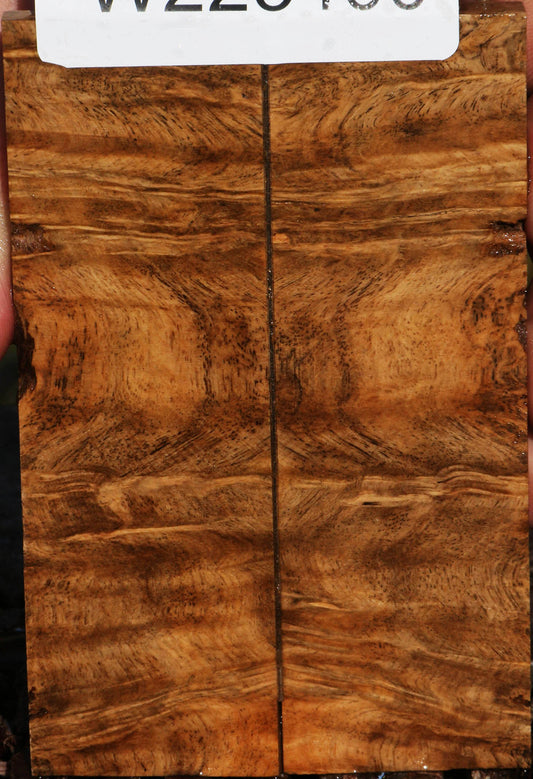Almond Burl Bookmatched Knife Scales
