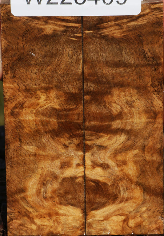 Almond Burl Bookmatched Knife Scales