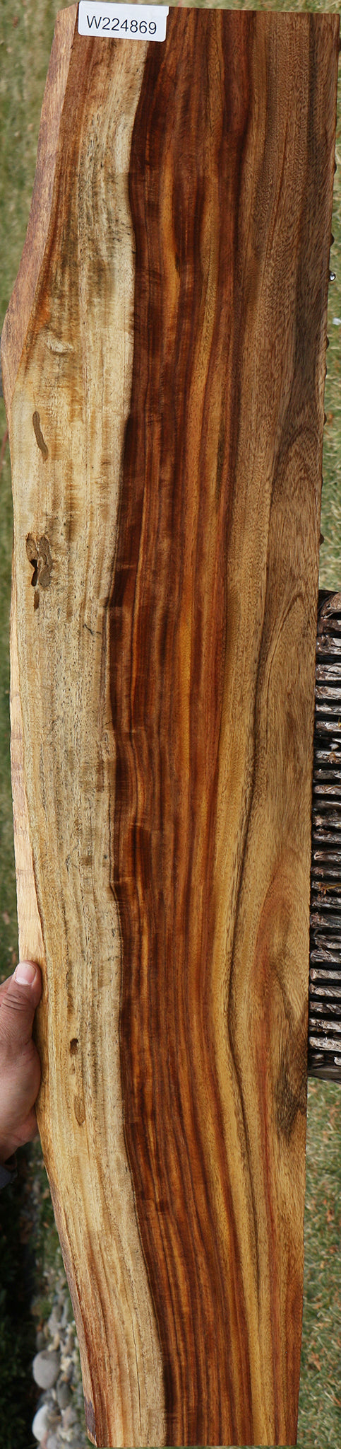 Extra Fancy East Indian Rosewood Live Edge Lumber