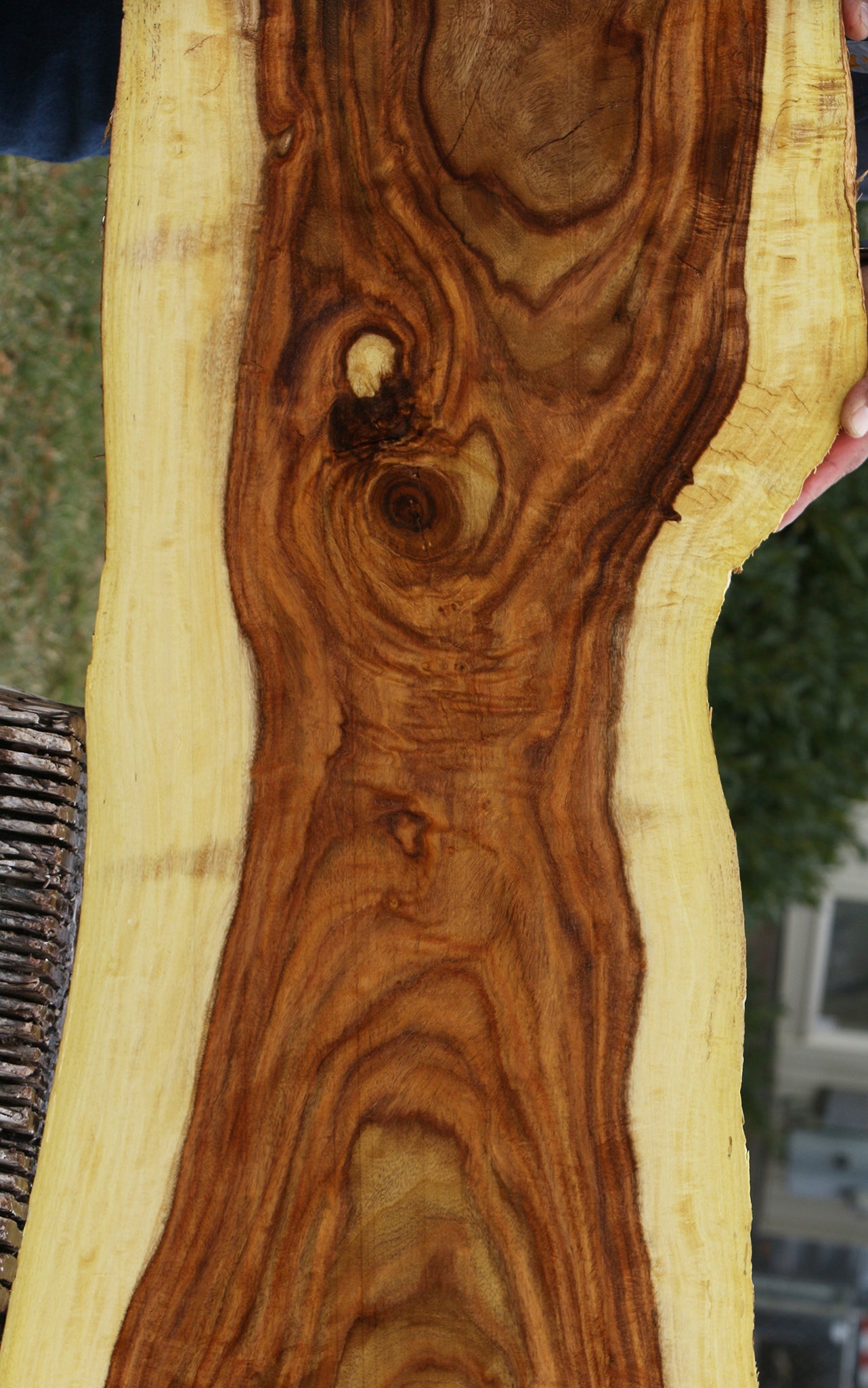 Extra Fancy East Indian Rosewood Live Edge Lumber