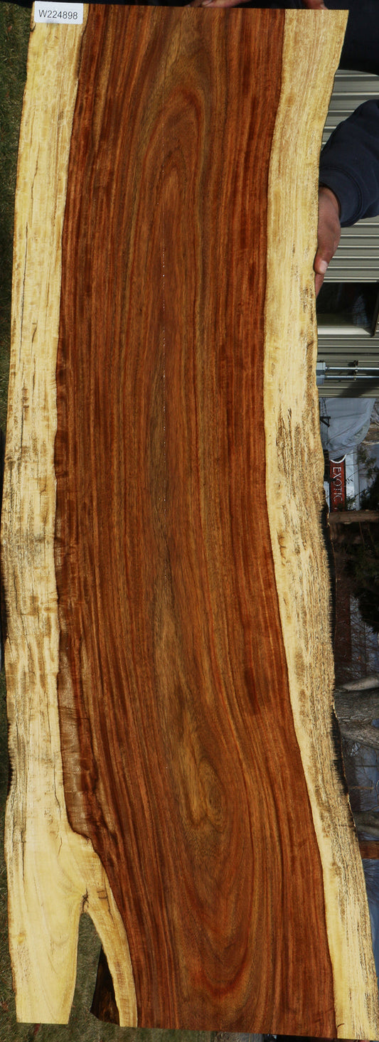 Figured Rustic East Indian Rosewood Live Edge Lumber