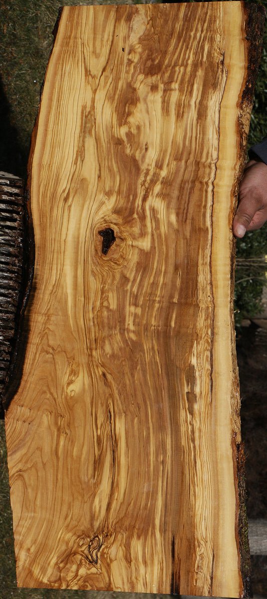Extra Fancy Italian Olive Live Edge Lumber