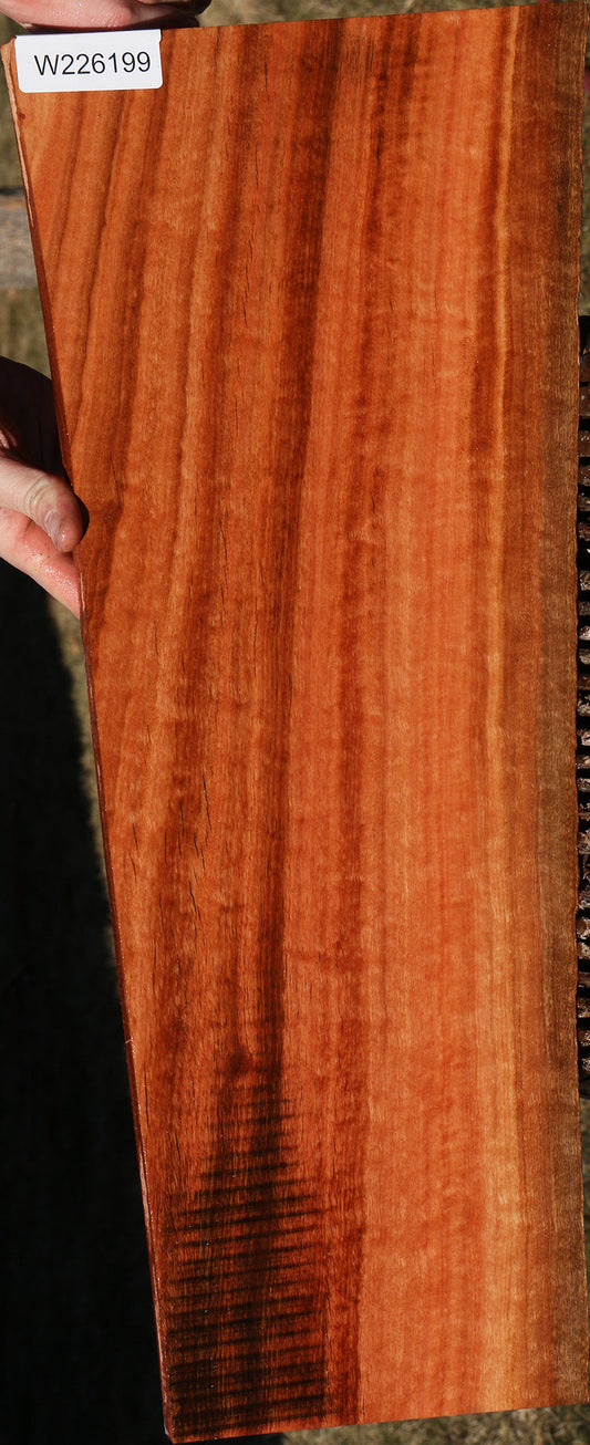 Figured Red Ironbark Live Edge Lumber