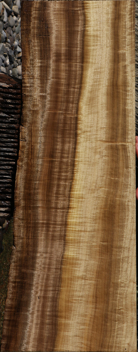Figured Myrtle Live Edge Instrument Lumber
