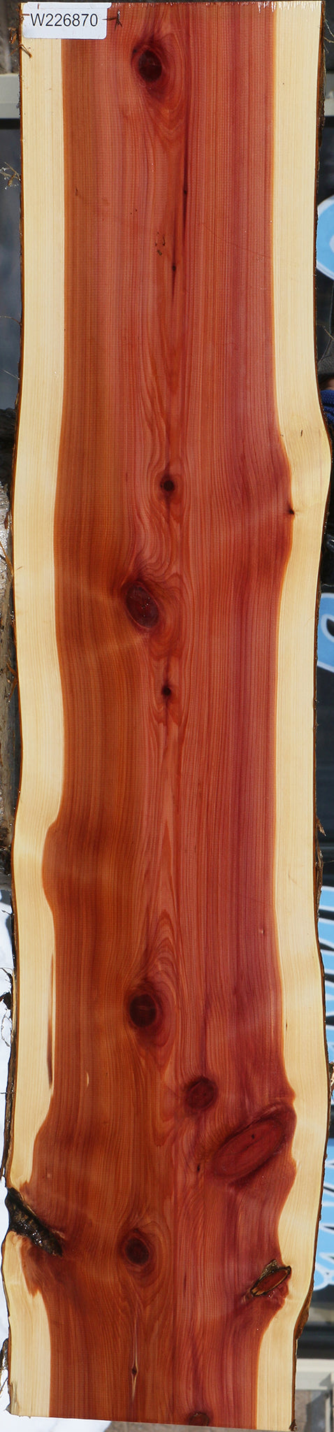 Eastern Red Cedar Live Edge Lumber