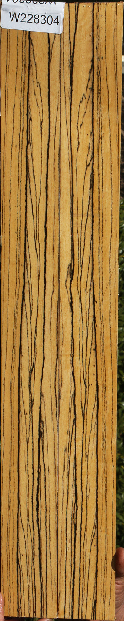 Quartersawn Black & White Ebony Bookmatched Instrument Micro Lumber