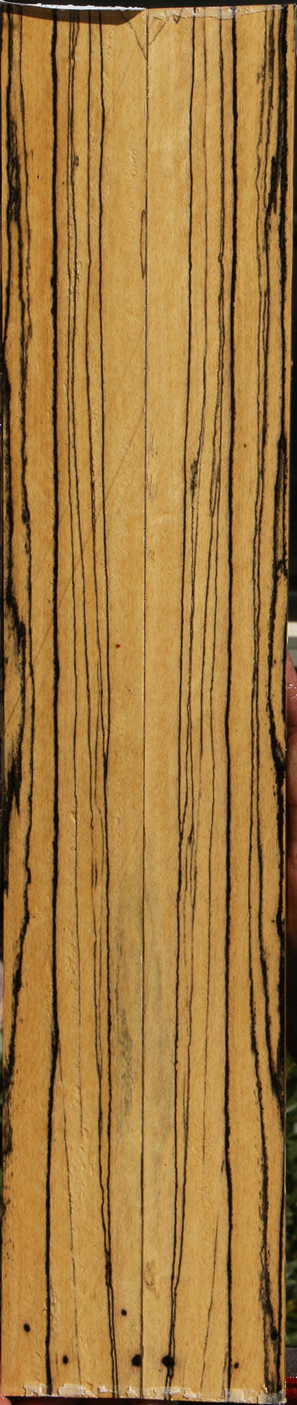 Quartersawn Black & White Ebony Bookmatched Micro Lumber