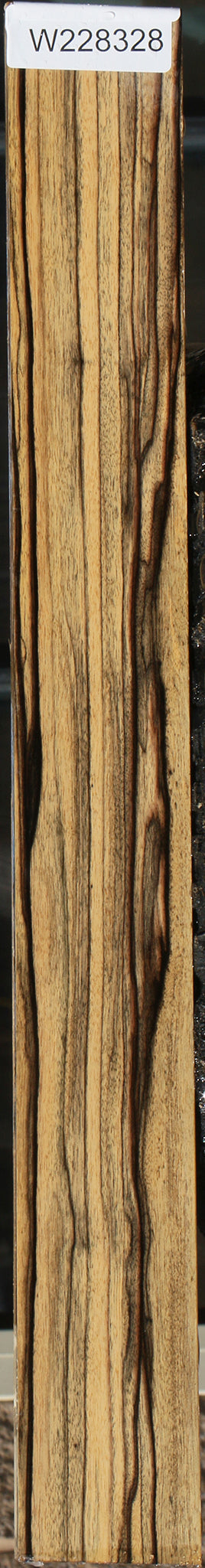 Extra Fancy Black & White Ebony Lumber