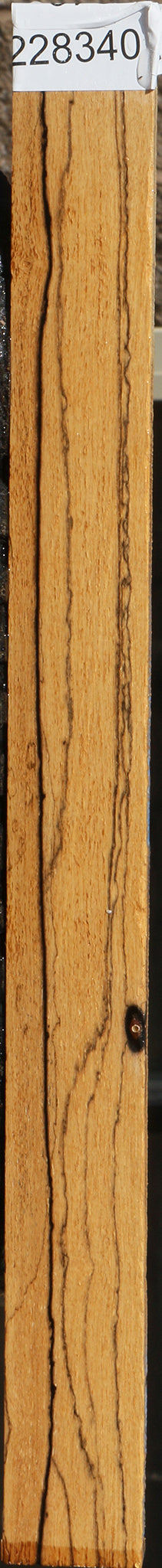 Figured Black & White Ebony Lumber