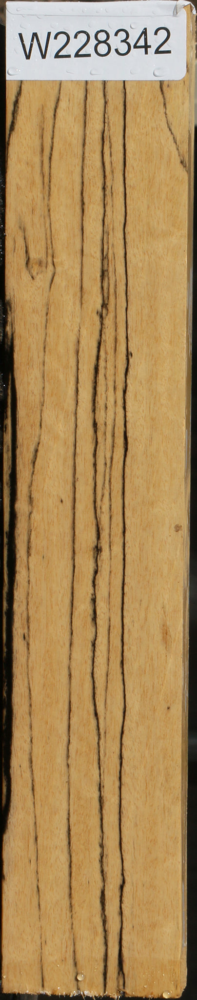 Figured Black & White Ebony Lumber