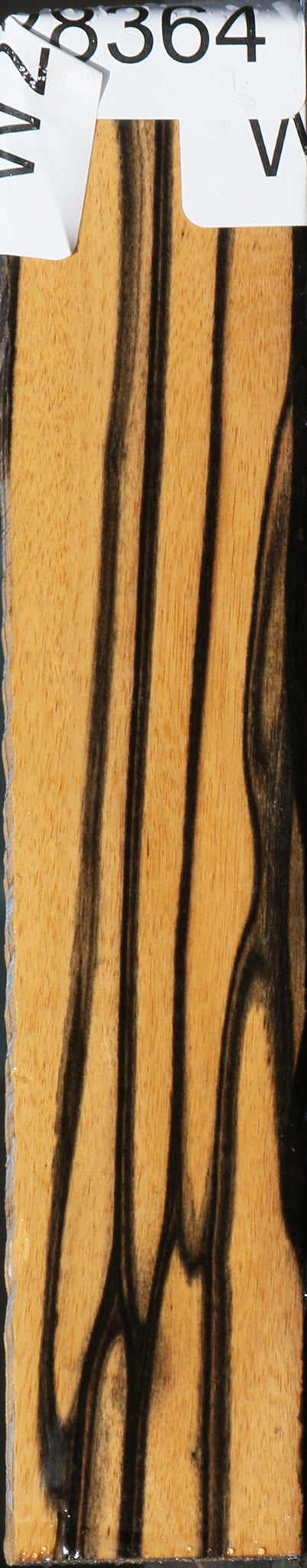 Extra Fancy Black & White Ebony Micro Lumber