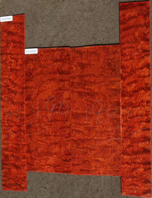 Special Grade Pomelle Figured Bubinga Acoustic Guitar Set