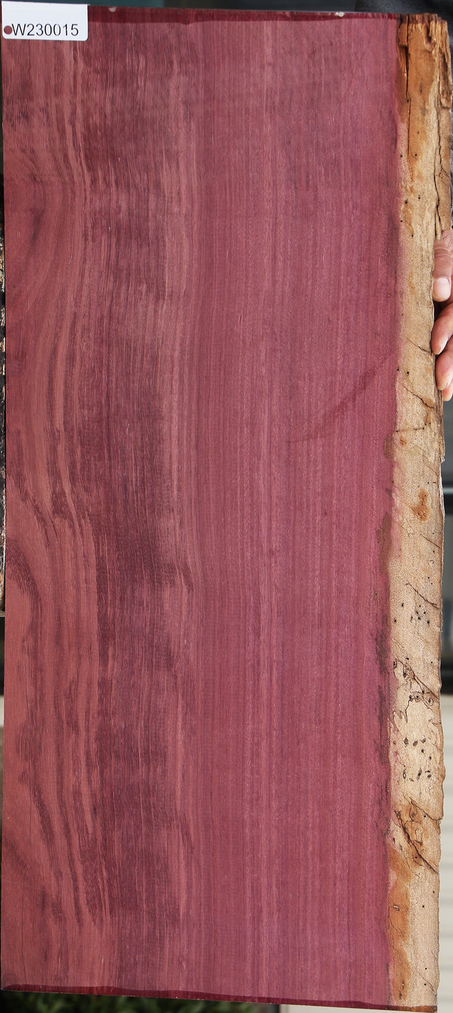 Purpleheart Live Edge Lumber