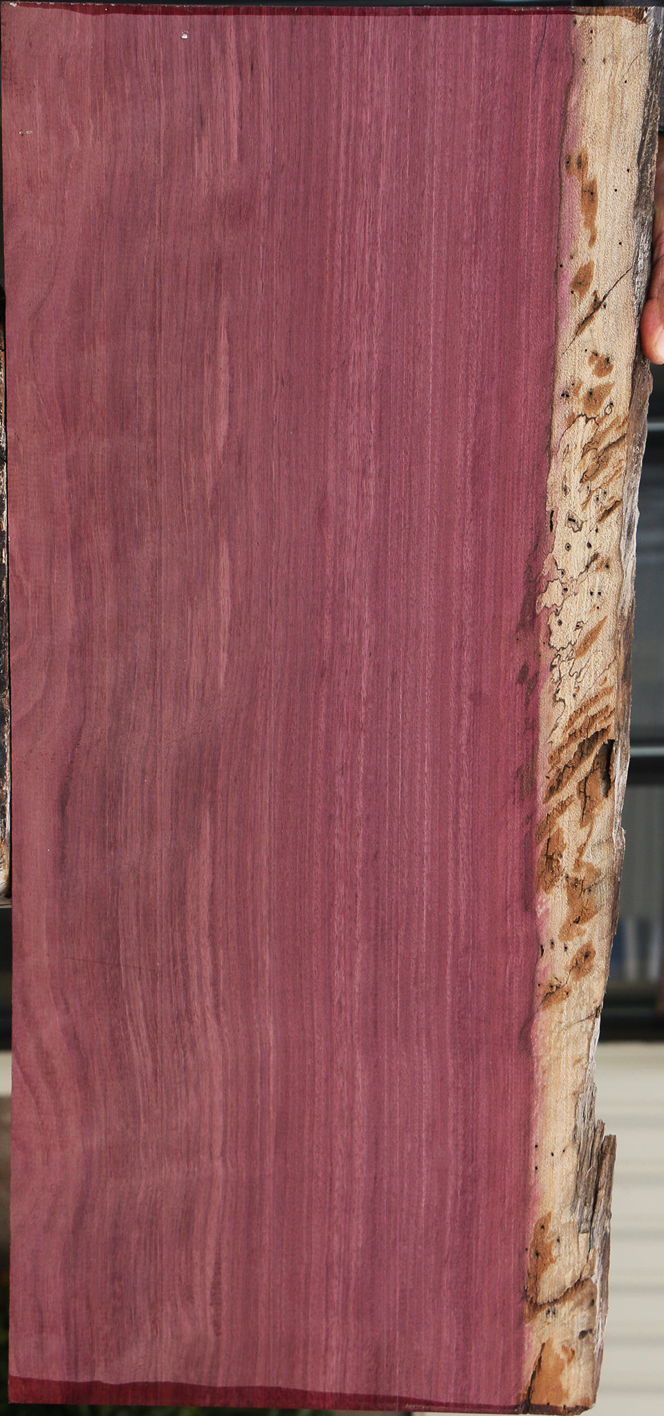 Purpleheart Live Edge Lumber
