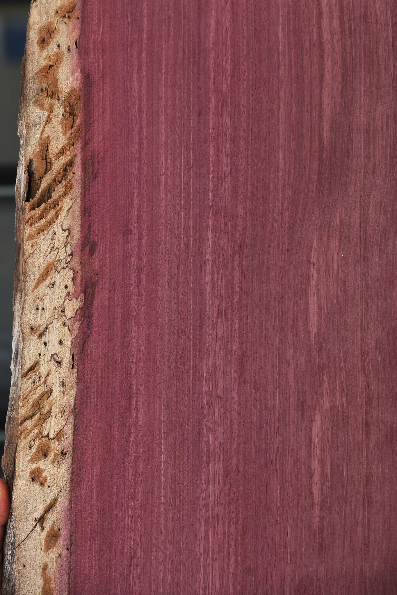 Purpleheart Live Edge Lumber