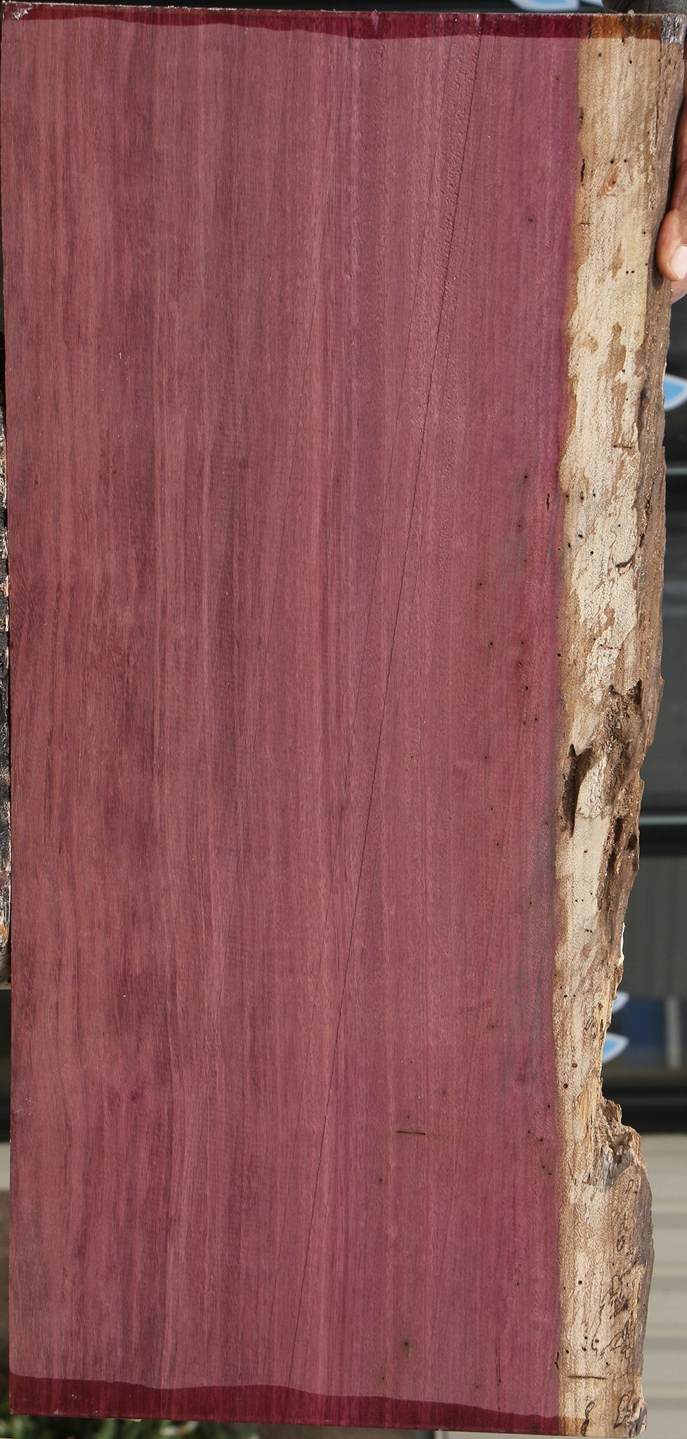 Purpleheart Live Edge Lumber