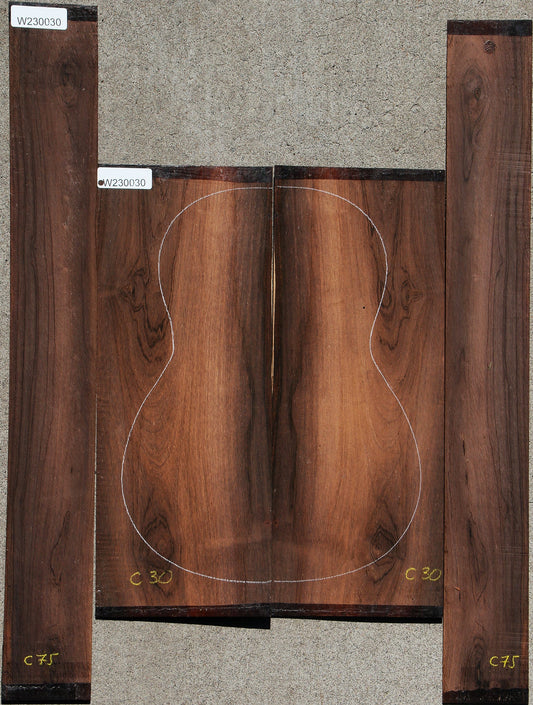 Brazilian Rosewood Acoustic Guitar Set