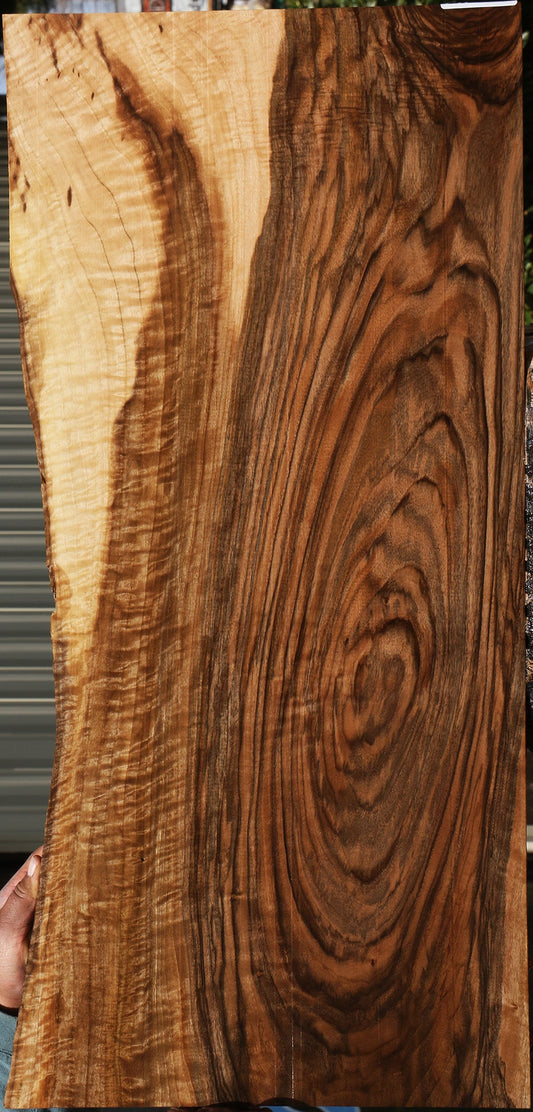 Exhibition English Walnut Live Edge Instrument Lumber