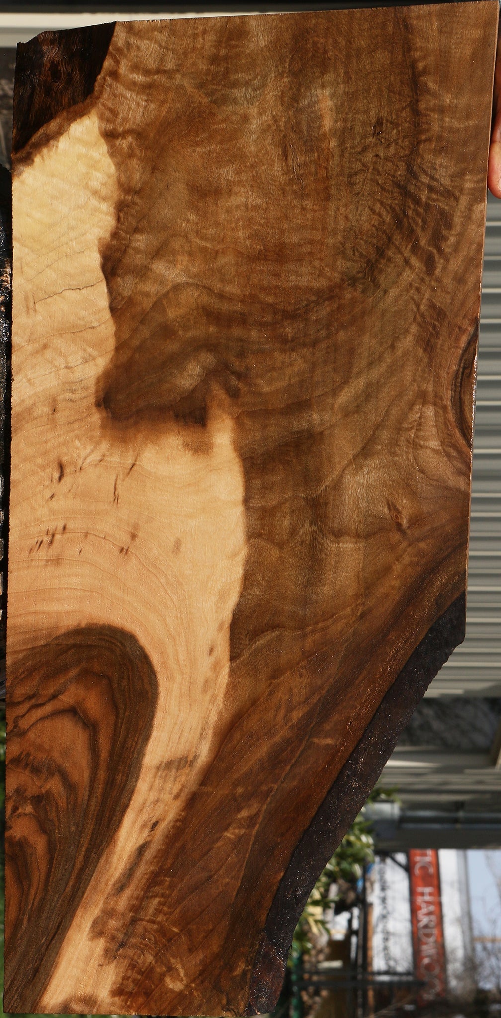 Extra Fancy English Walnut Live Edge Lumber